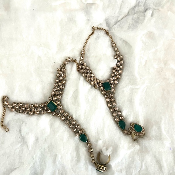 Indian bridal jewelry Set - Picture 4 of 6